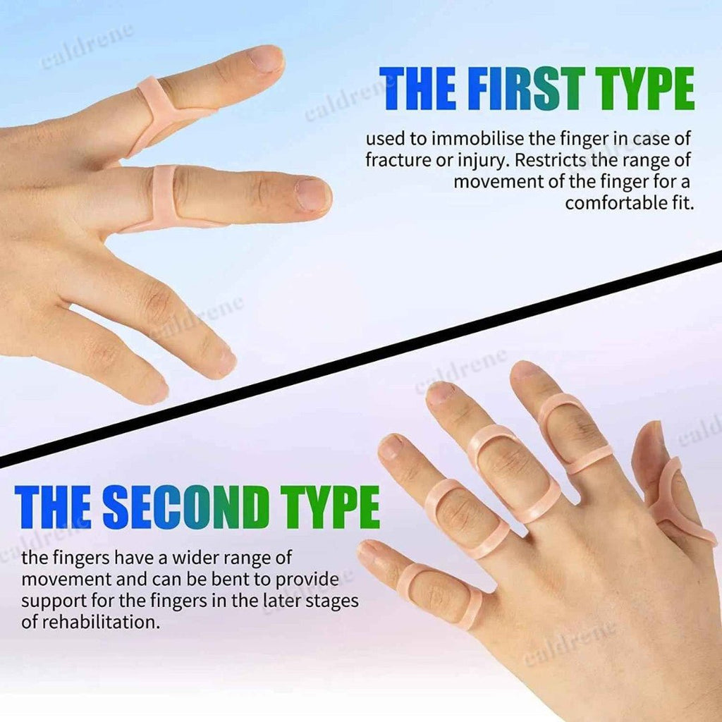 5-Pack Oval Finger Splints – Comfortable Trigger Finger & Thumb Support Brace – view 3