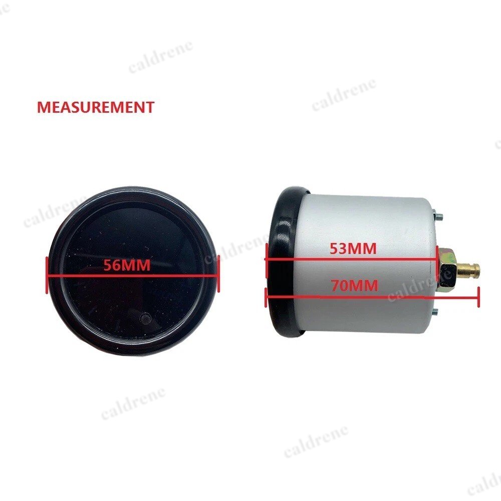 52mm Digital Boost Gauge 0-30 PSI with 7 Colors – view 10