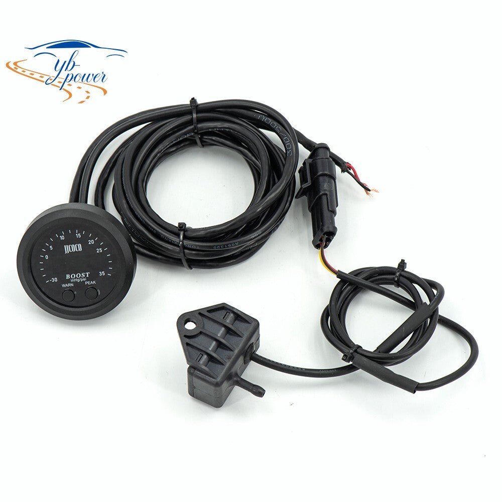 52mm Digital Turbo Boost Vacuum Gauge, Ultra-Thin