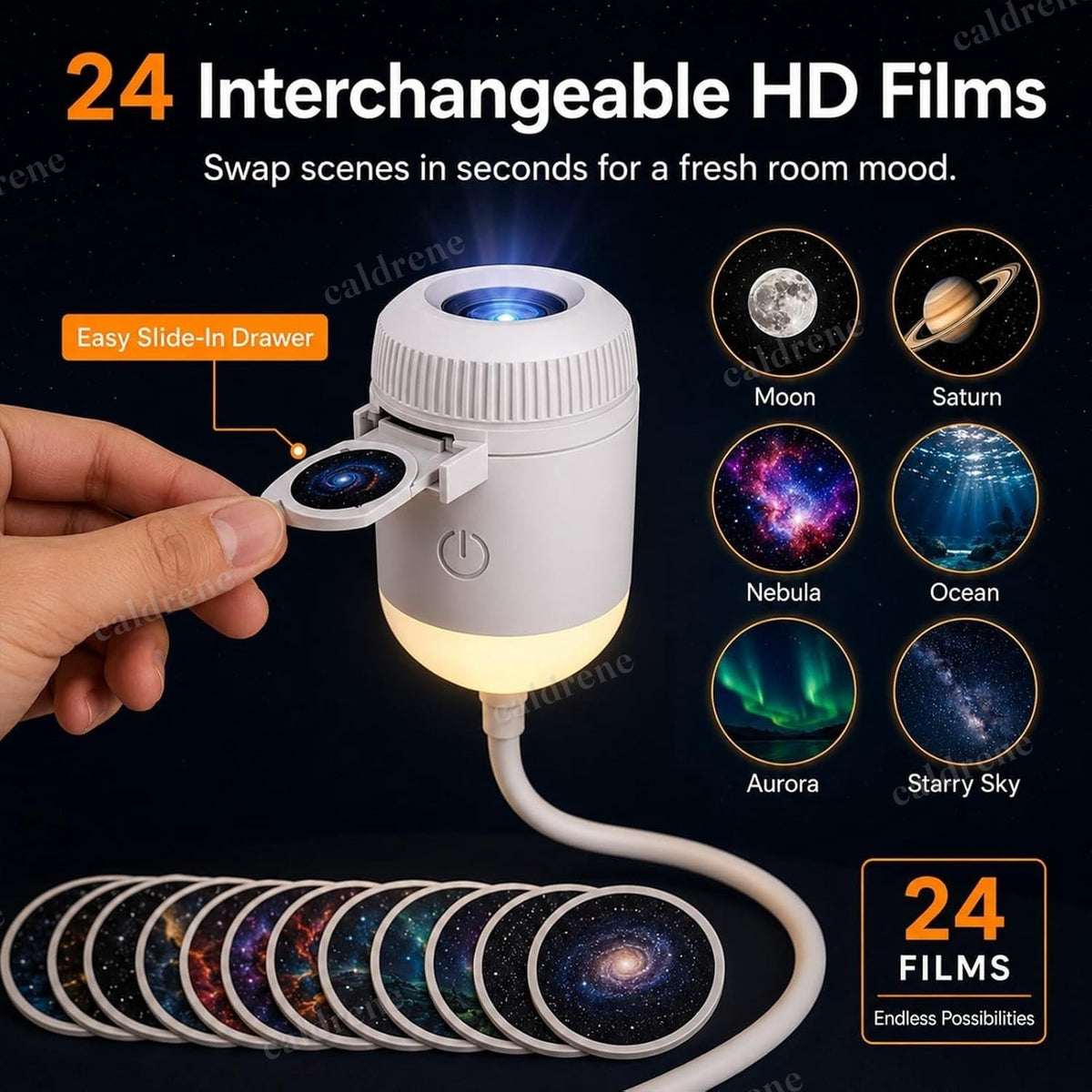 5D Holographic Star and Ocean Projector for Bedroom Ceiling, 24 Films – view 5