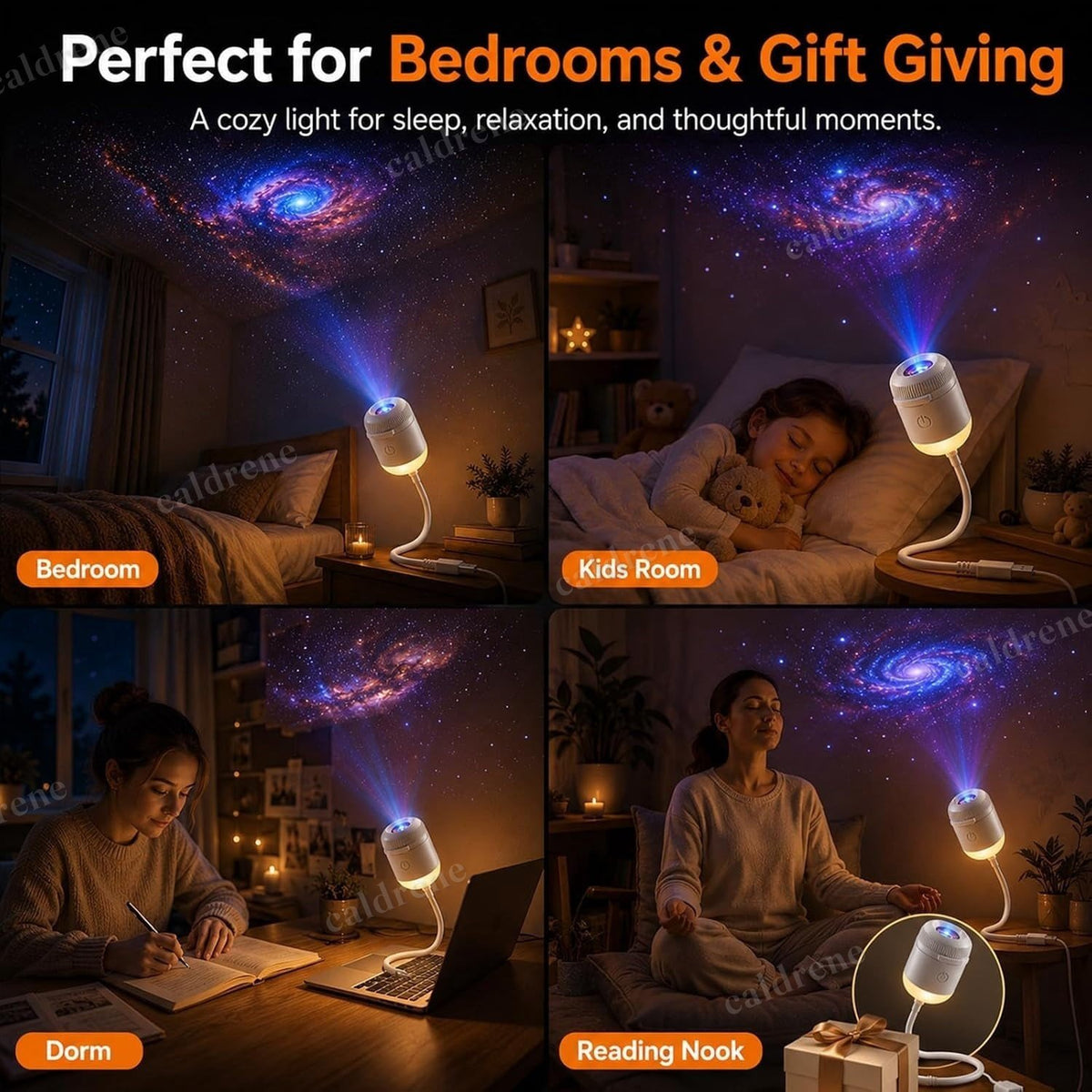 5D Holographic Star and Ocean Projector for Bedroom Ceiling, 24 Films – view 8