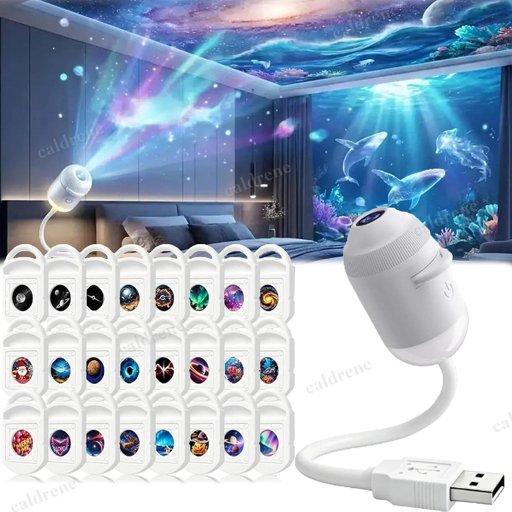 5D Holographic Star and Ocean Projector for Bedroom Ceiling, 24 Films – view 9