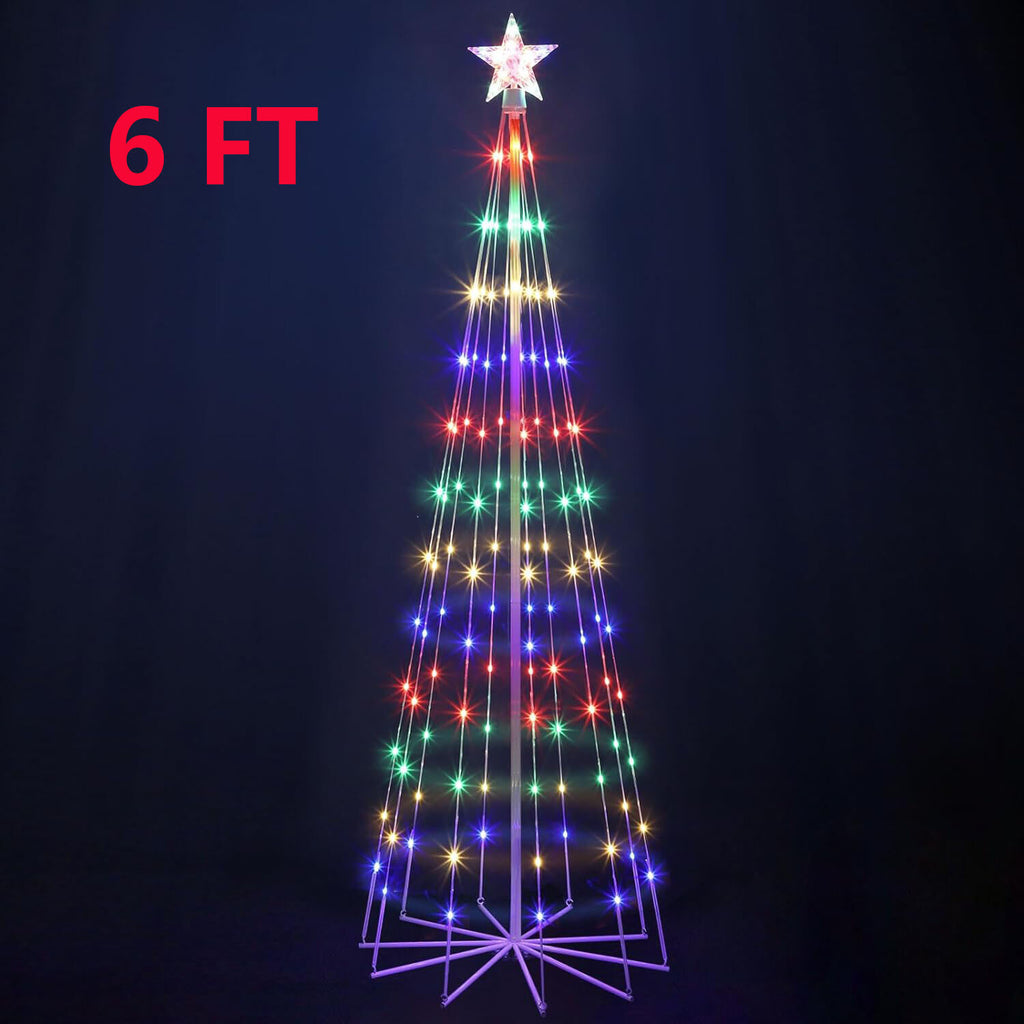 6 FT Animated LED Outdoor Christmas Tree – Caldrene
