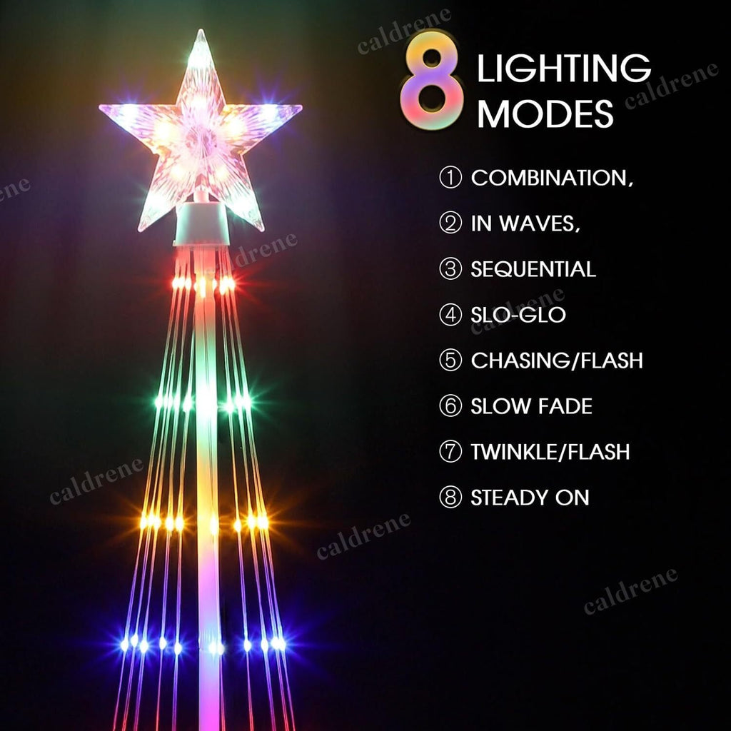 6 FT Animated LED Outdoor Christmas Tree – view 4