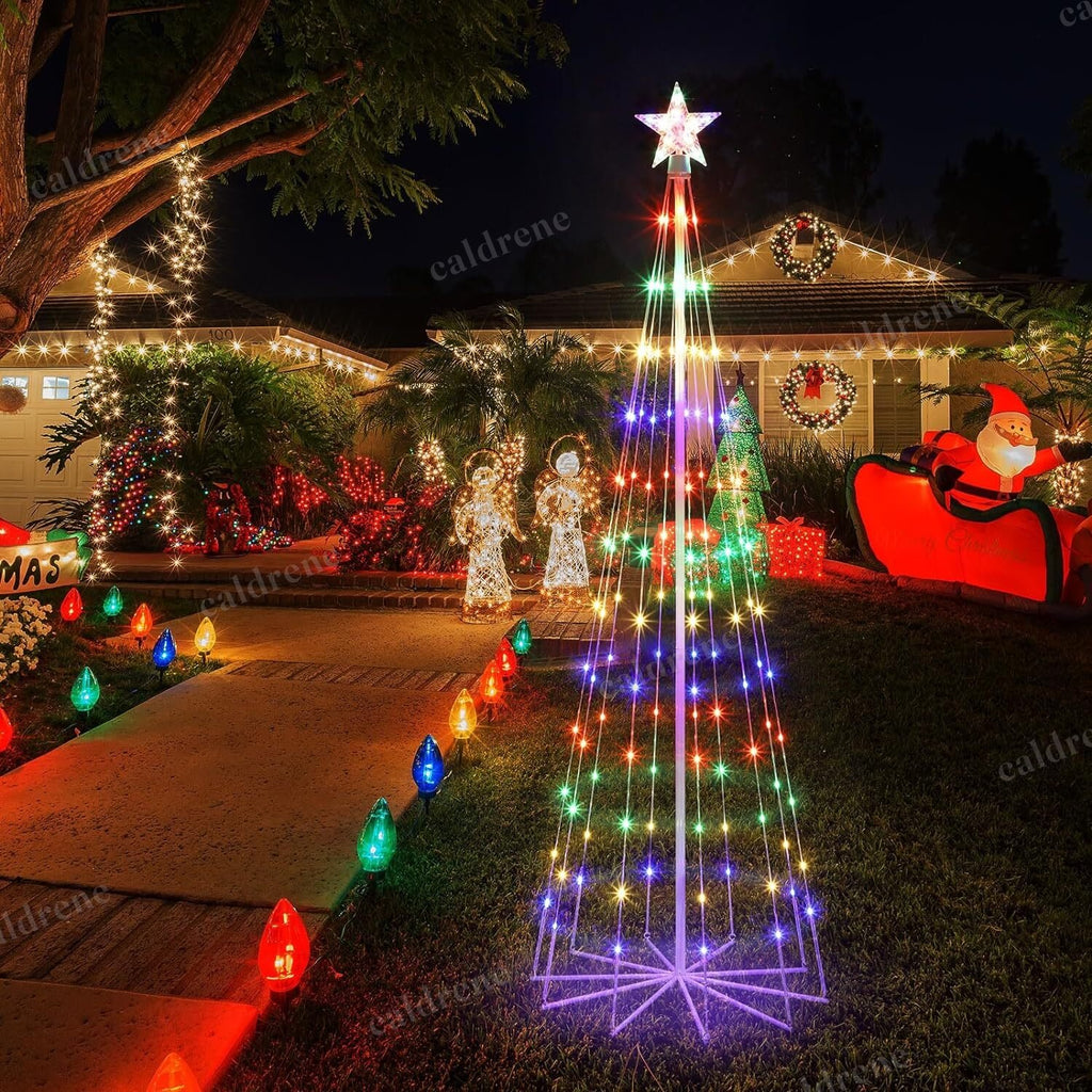 6 FT Animated LED Outdoor Christmas Tree – view 7