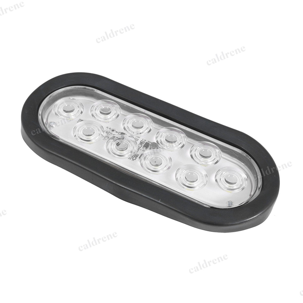 6 Inch Oval White LED Trailer Reverse Backup Lights, 2 Pack – view 4