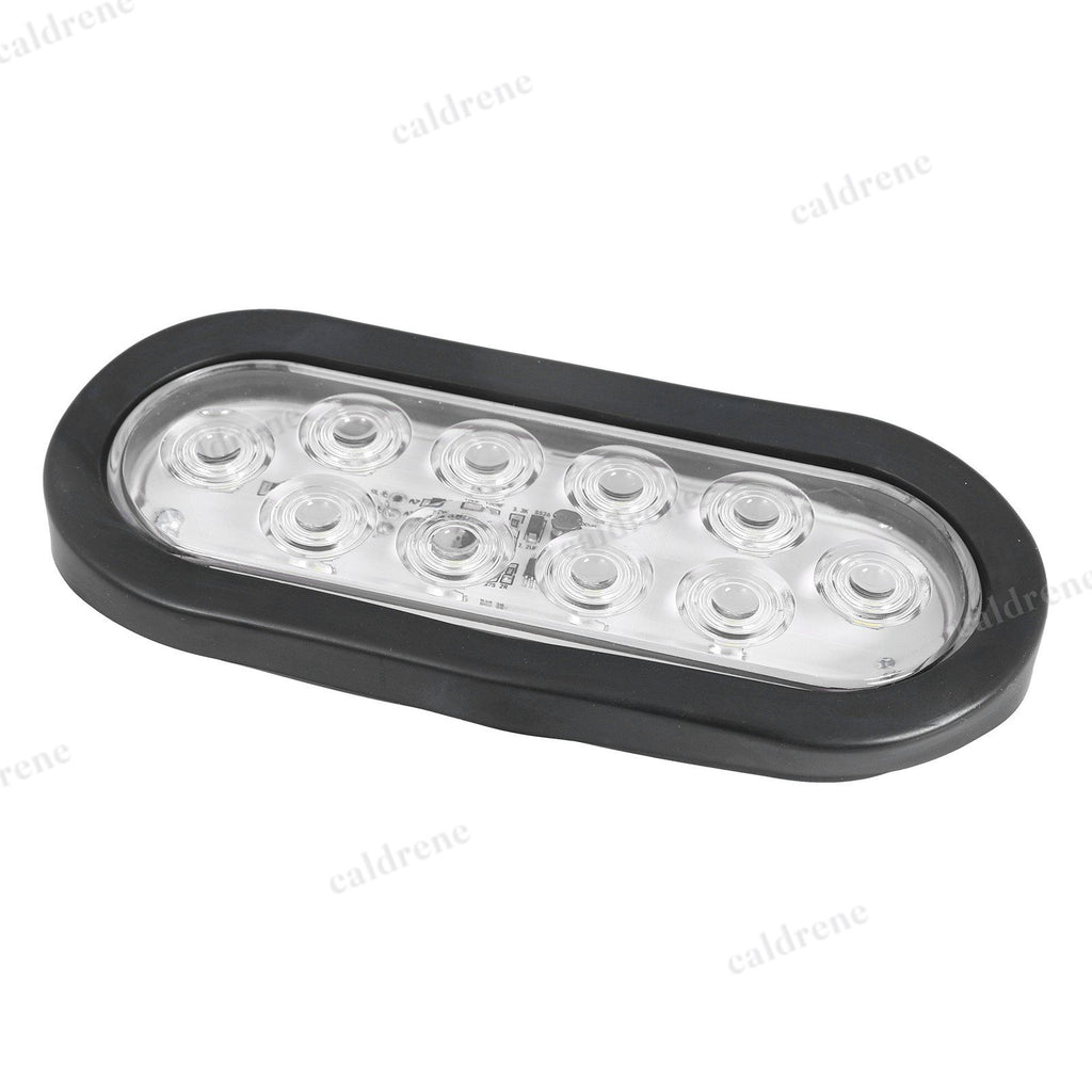 6 Inch Oval White LED Trailer Reverse Backup Lights, 2 Pack – view 6