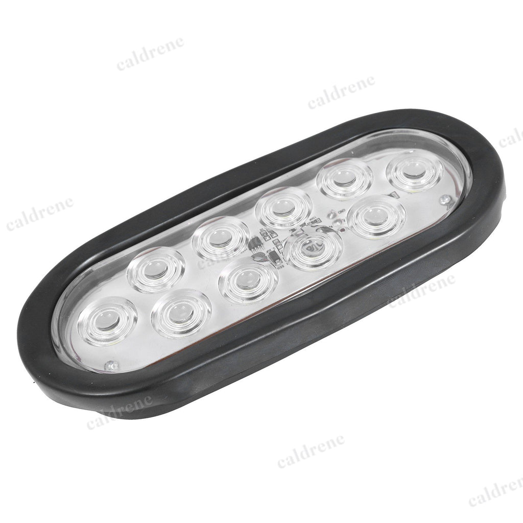 6 Inch Oval White LED Trailer Reverse Backup Lights, 2 Pack – view 7