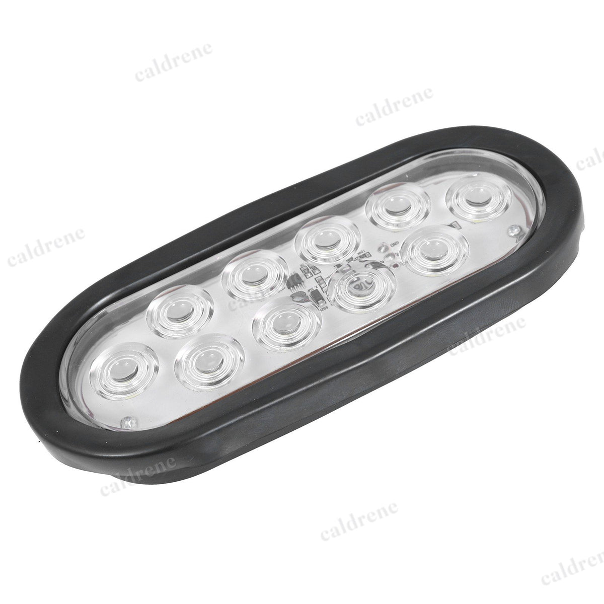 6 Inch Oval White LED Trailer Reverse Backup Lights, 2 Pack – view 7