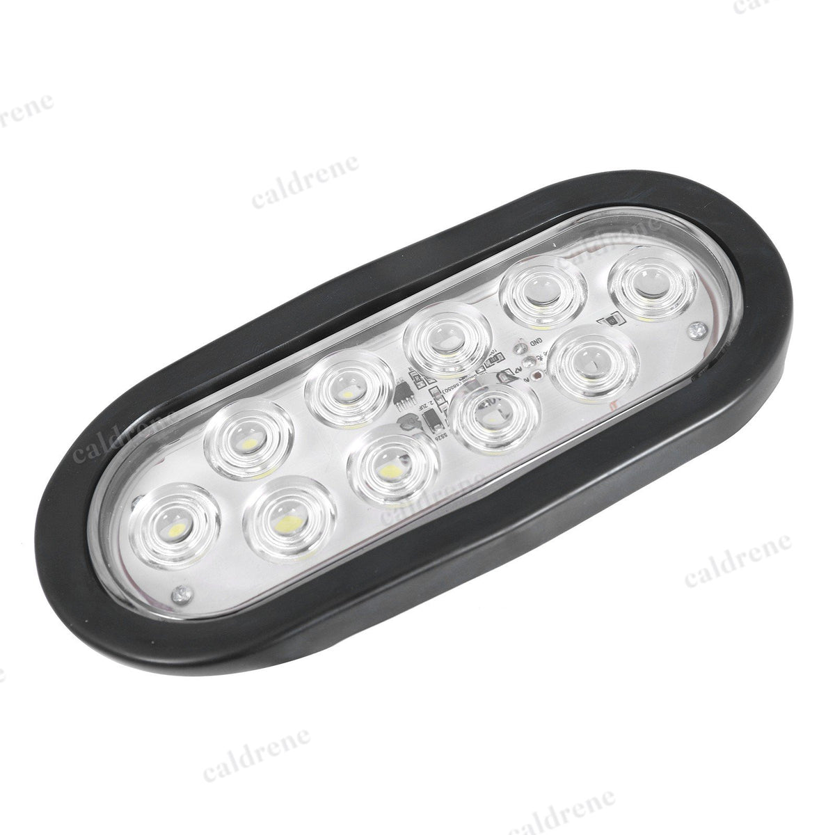 6 Inch Oval White LED Trailer Reverse Backup Lights, 2 Pack – view 9