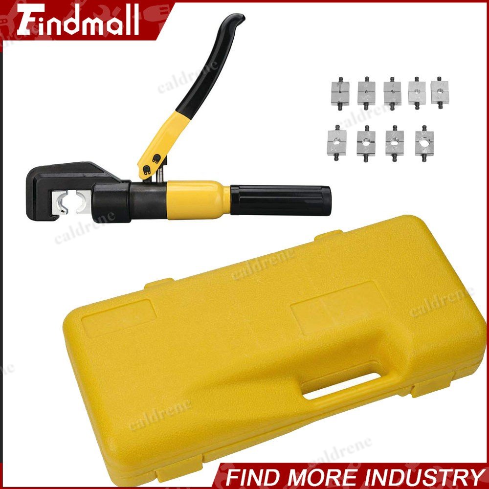 6 Ton Hydraulic Battery Cable Lug Crimping Tool with Dies – view 2