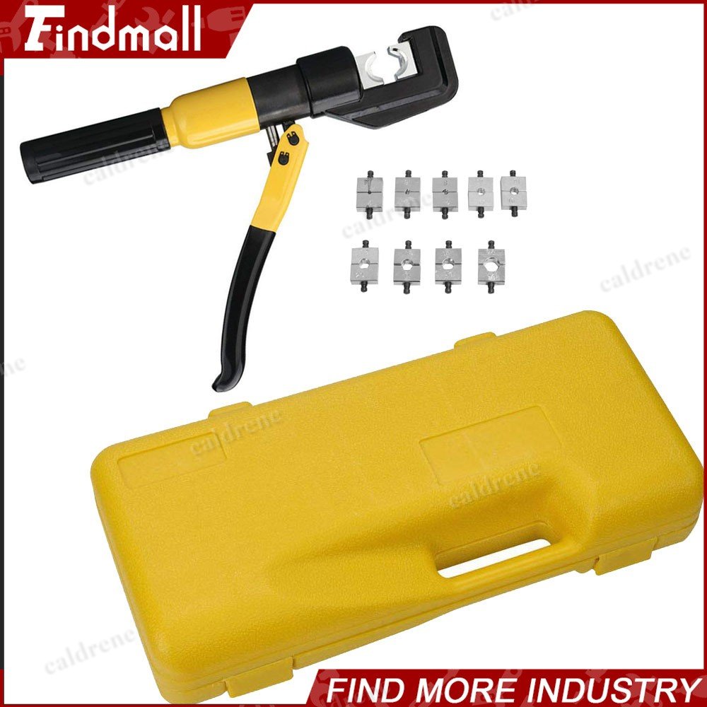 6 Ton Hydraulic Battery Cable Lug Crimping Tool with Dies – view 3