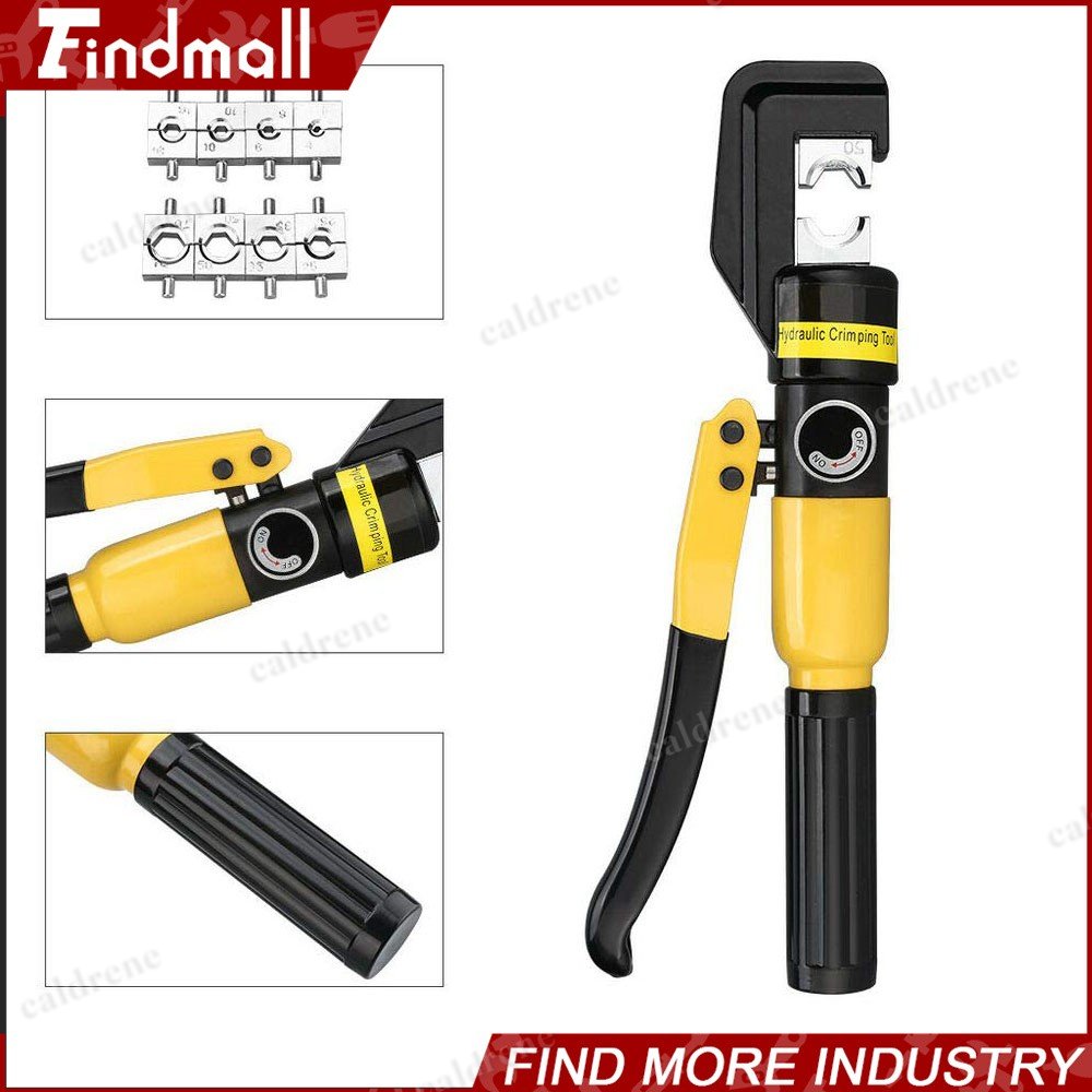 6 Ton Hydraulic Battery Cable Lug Crimping Tool with Dies – view 4