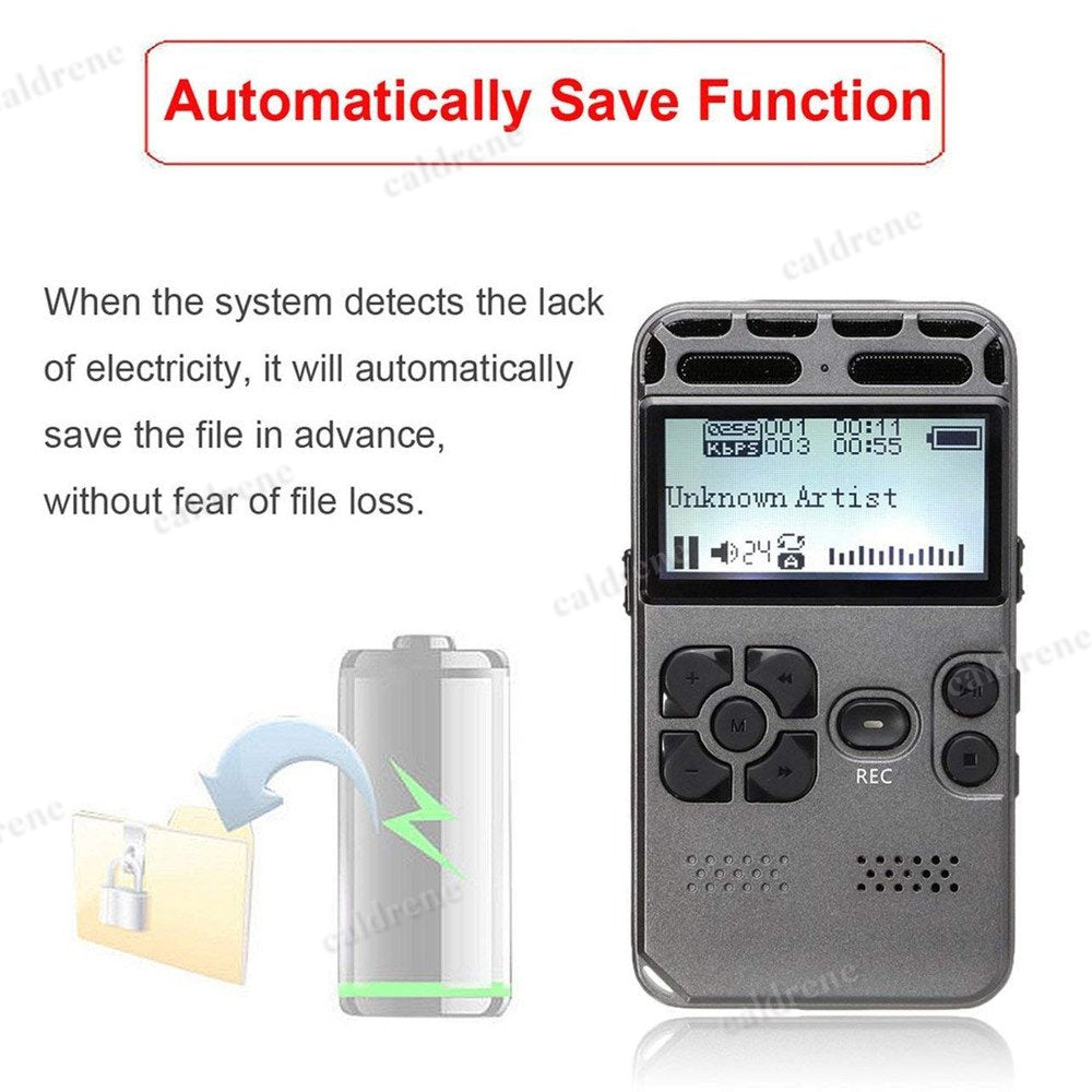 64GB Rechargeable Digital Voice Recorder – view 6