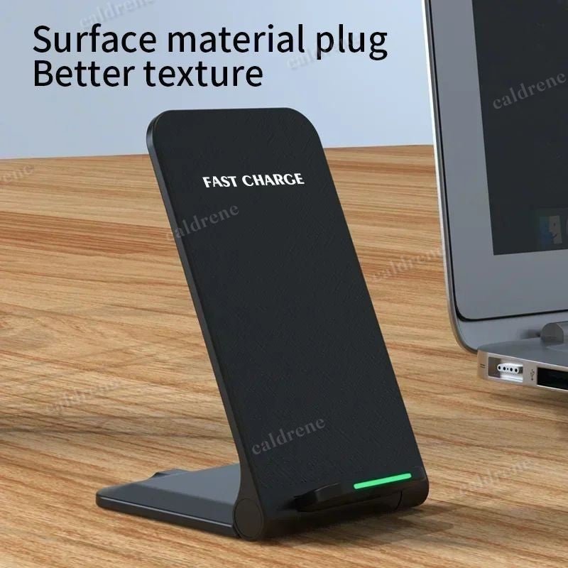 65W Wireless Charger Station Fast Charging Holder for Phones & Earphones – view 3