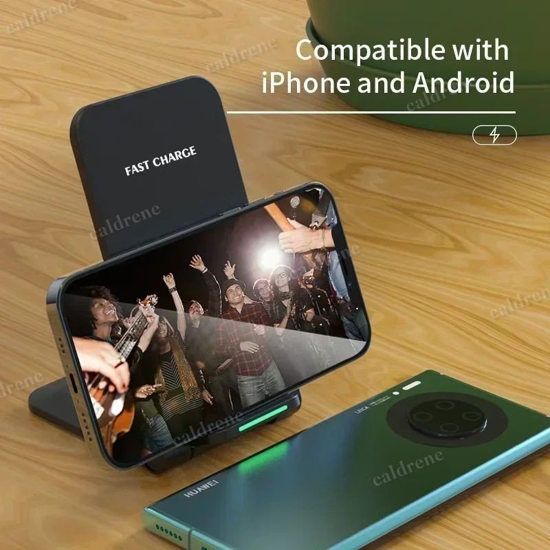 65W Wireless Charger Station Fast Charging Holder for Phones & Earphones – view 4