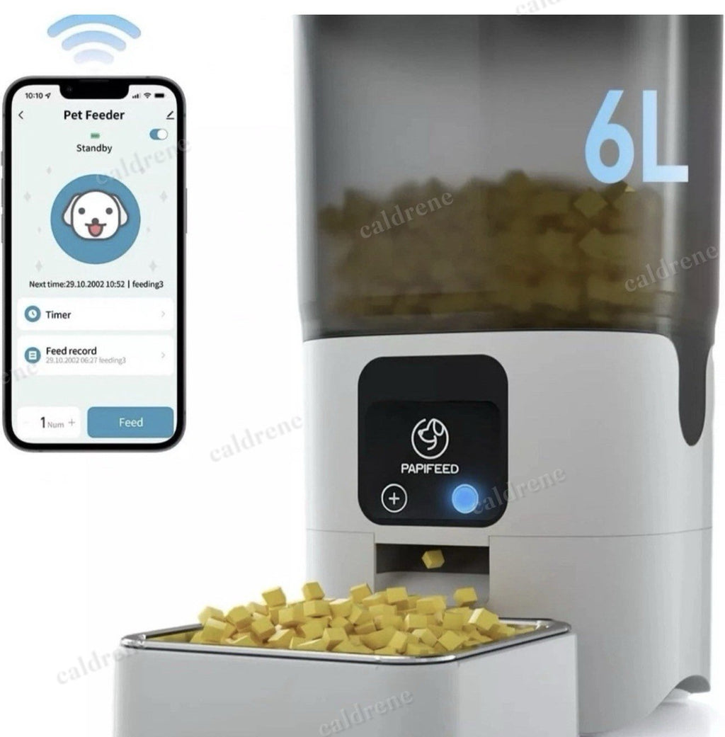 6L Smart WiFi Automatic Pet Feeder with Stainless Steel Bowl – view 3