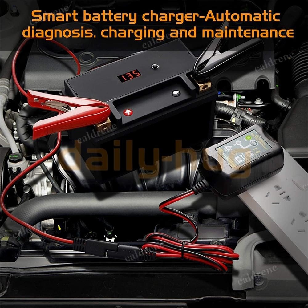 6V 12V Automatic Battery Charger Maintainer Trickle Float, 4 Pack – view 7
