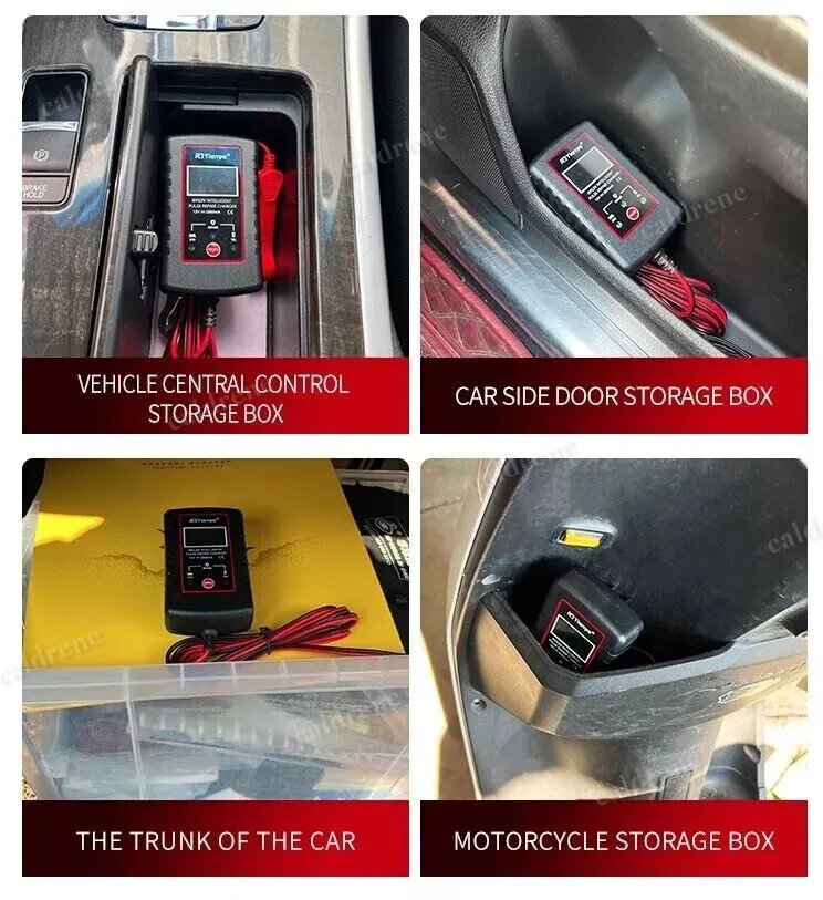 6V 12V Automatic Battery Charger Maintainer Trickle Float – view 5