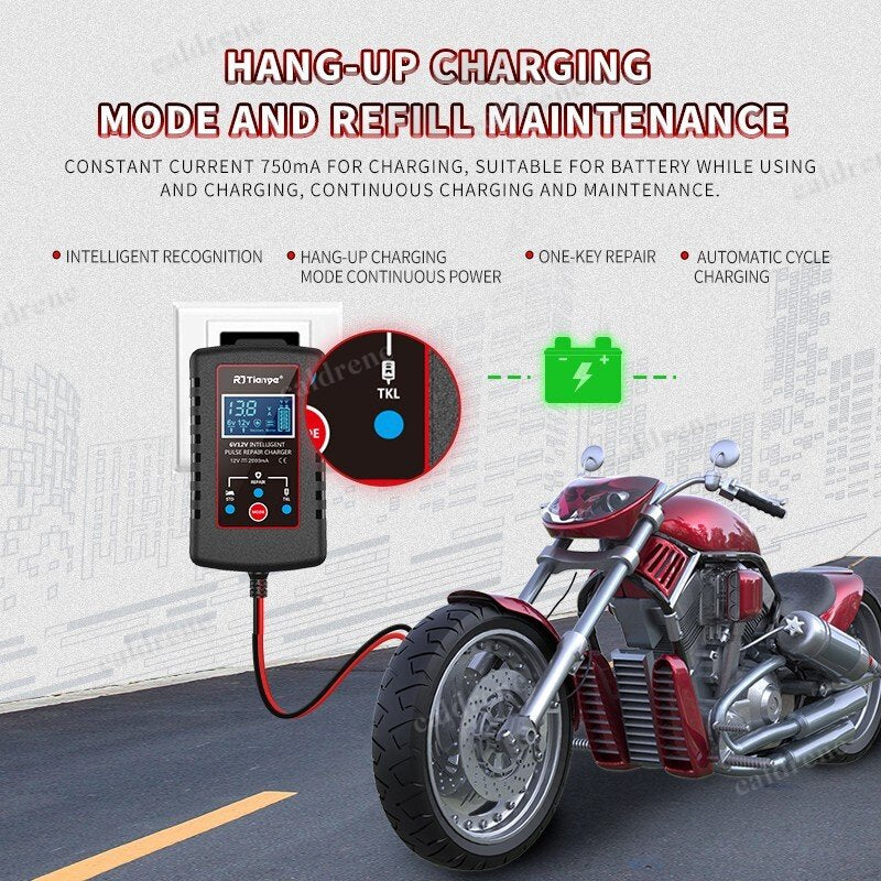 6V 12V Automatic Battery Charger Maintainer Trickle Float – view 8