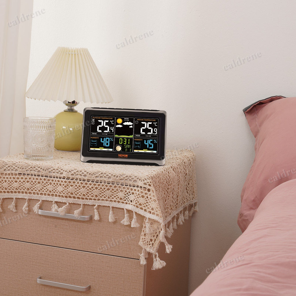 7-in-1 Wireless Weather Station with Atomic Clock – view 8