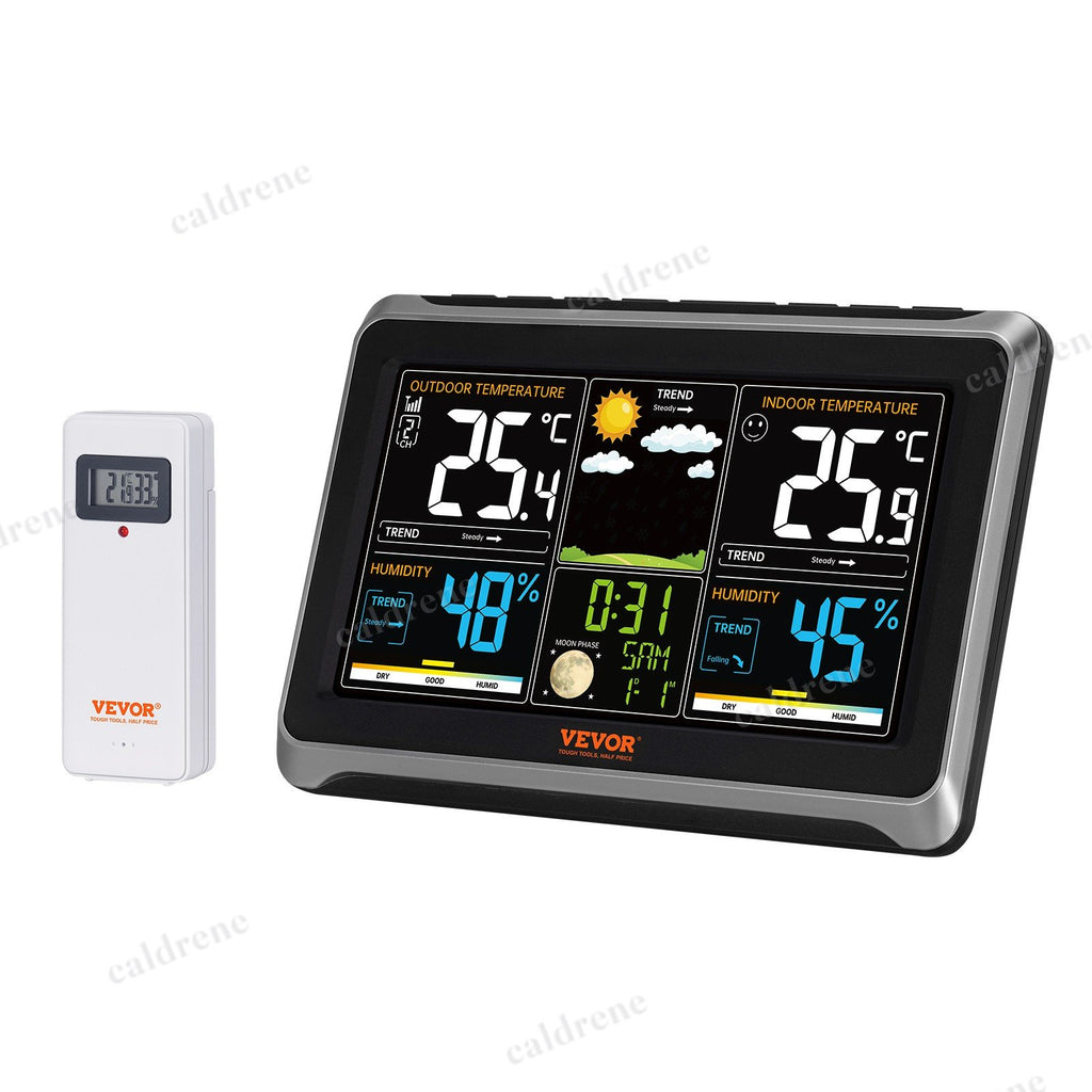 7-in-1 Wireless Weather Station with Atomic Clock – view 9