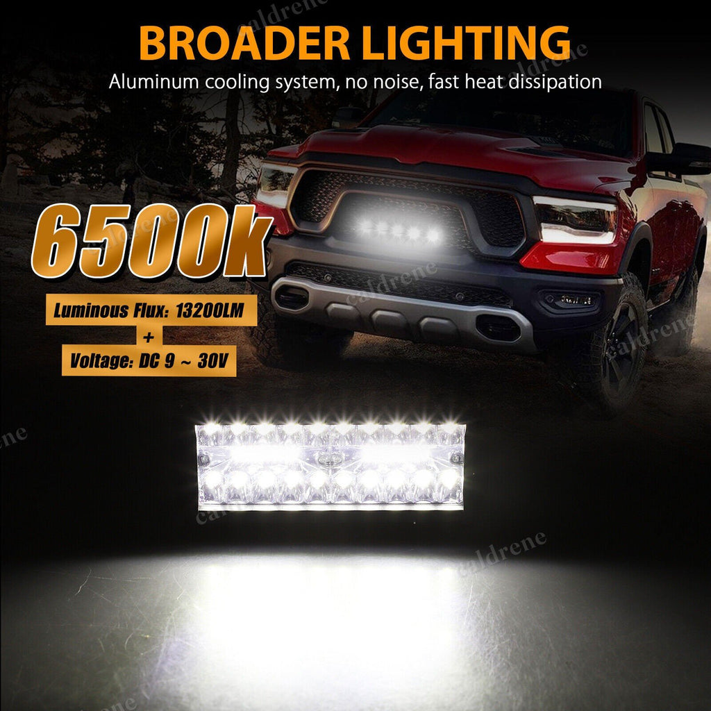 7 Inch LED Work Light Bar Flood Spot Pods, 2 Pack – view 6