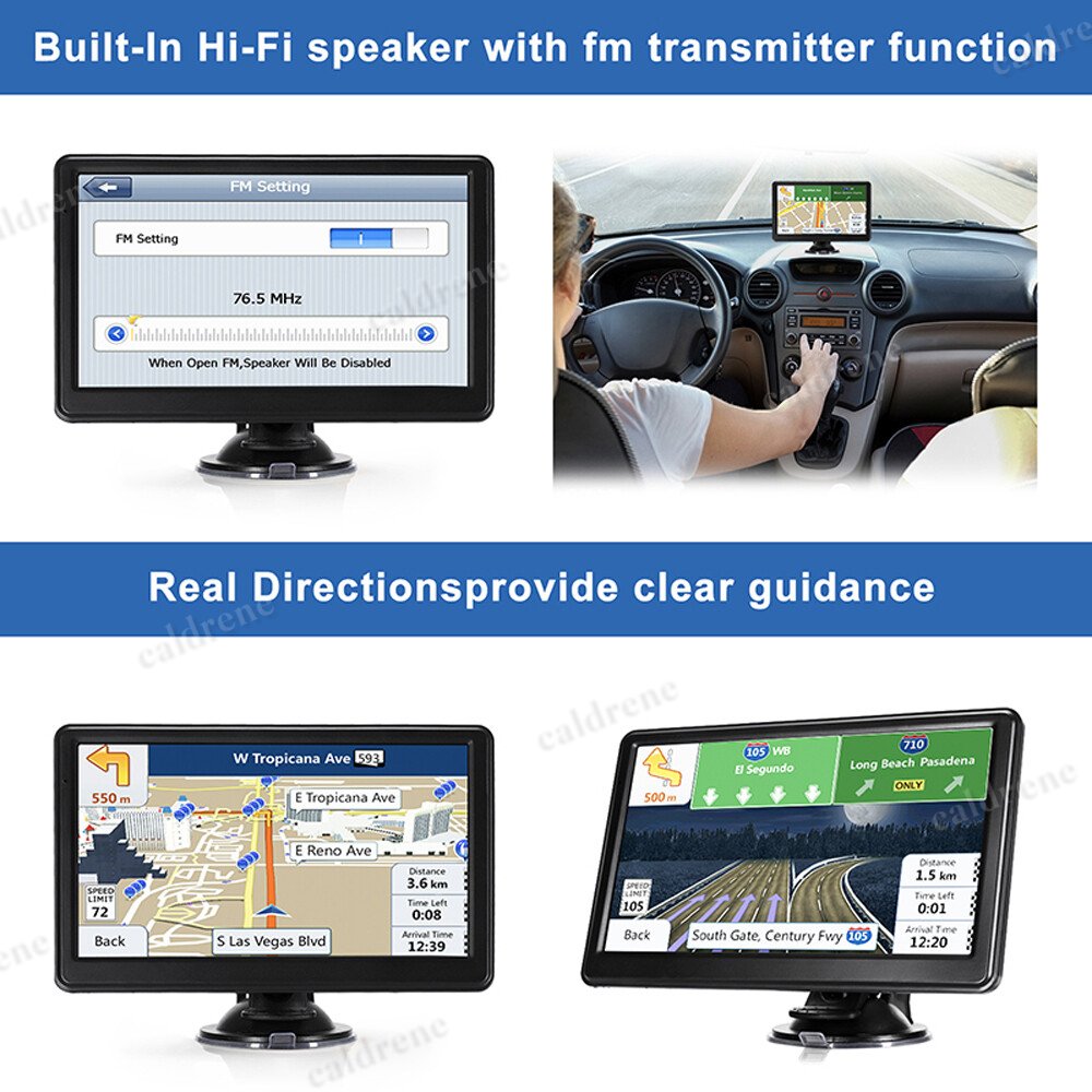 7 Inch Touchscreen GPS Navigator for Car and Truck – view 10