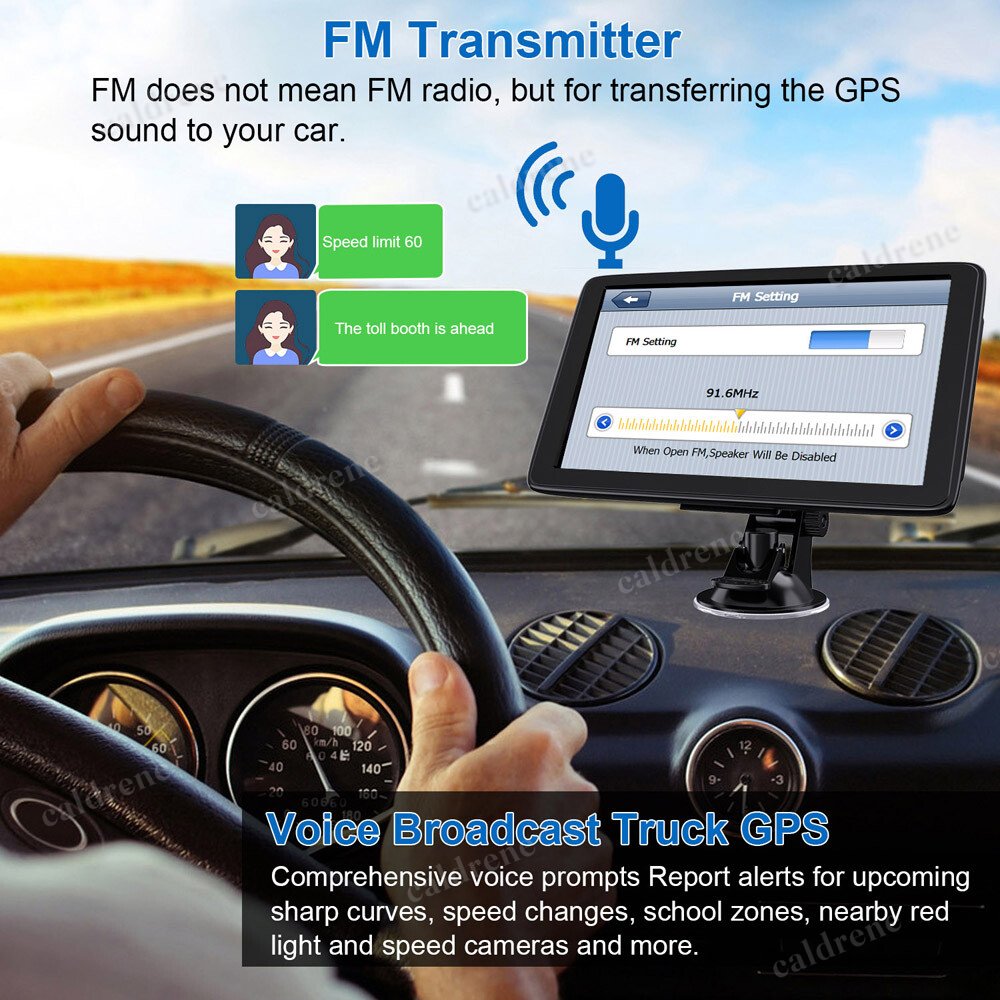 7 Inch Touchscreen GPS Navigator for Car and Truck – view 9