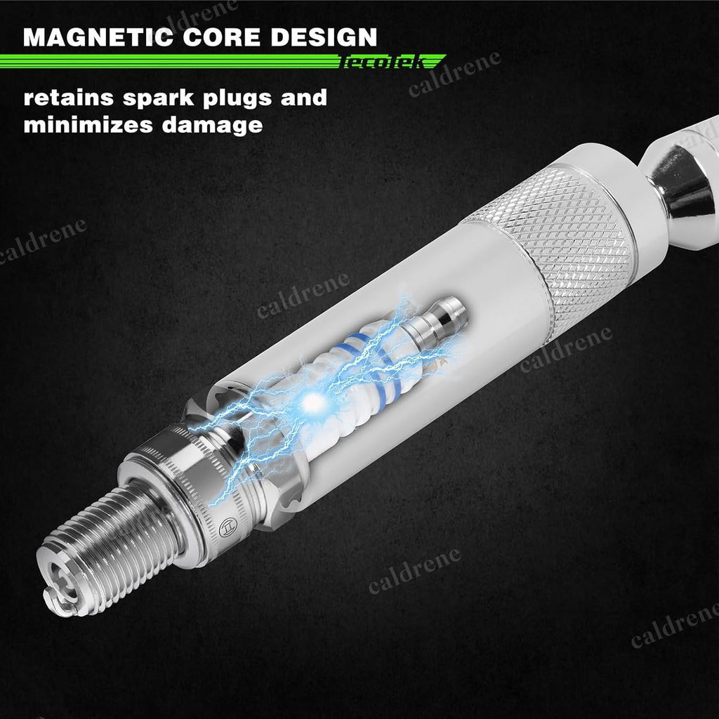 7 Piece 3/8 Drive Magnetic Swivel Spark Plug Socket Set – view 8
