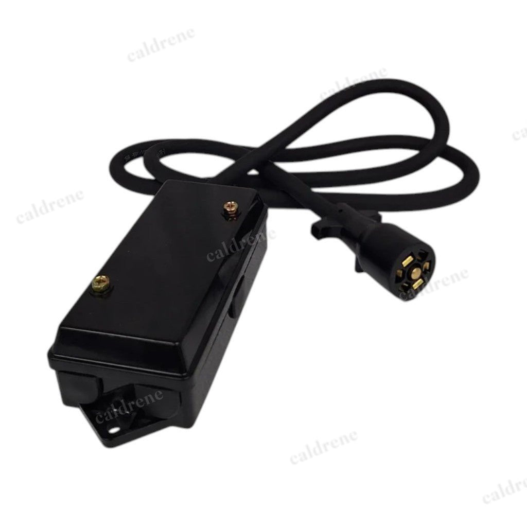 7-Way Pre-Wired Trailer Cord with Junction Box, 6 ft – view 2
