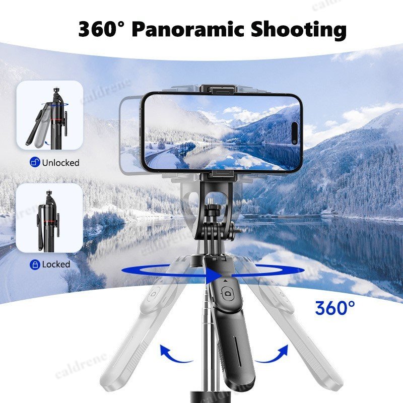 70-Inch Phone Tripod Selfie Stick with Remote Shutter – view 5