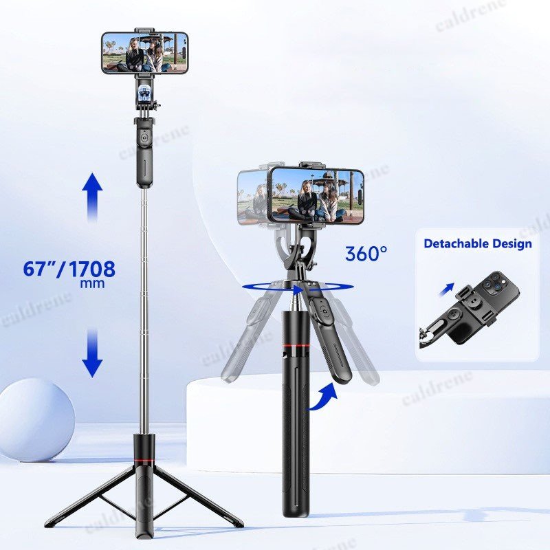 70-Inch Phone Tripod Selfie Stick with Remote Shutter – view 7