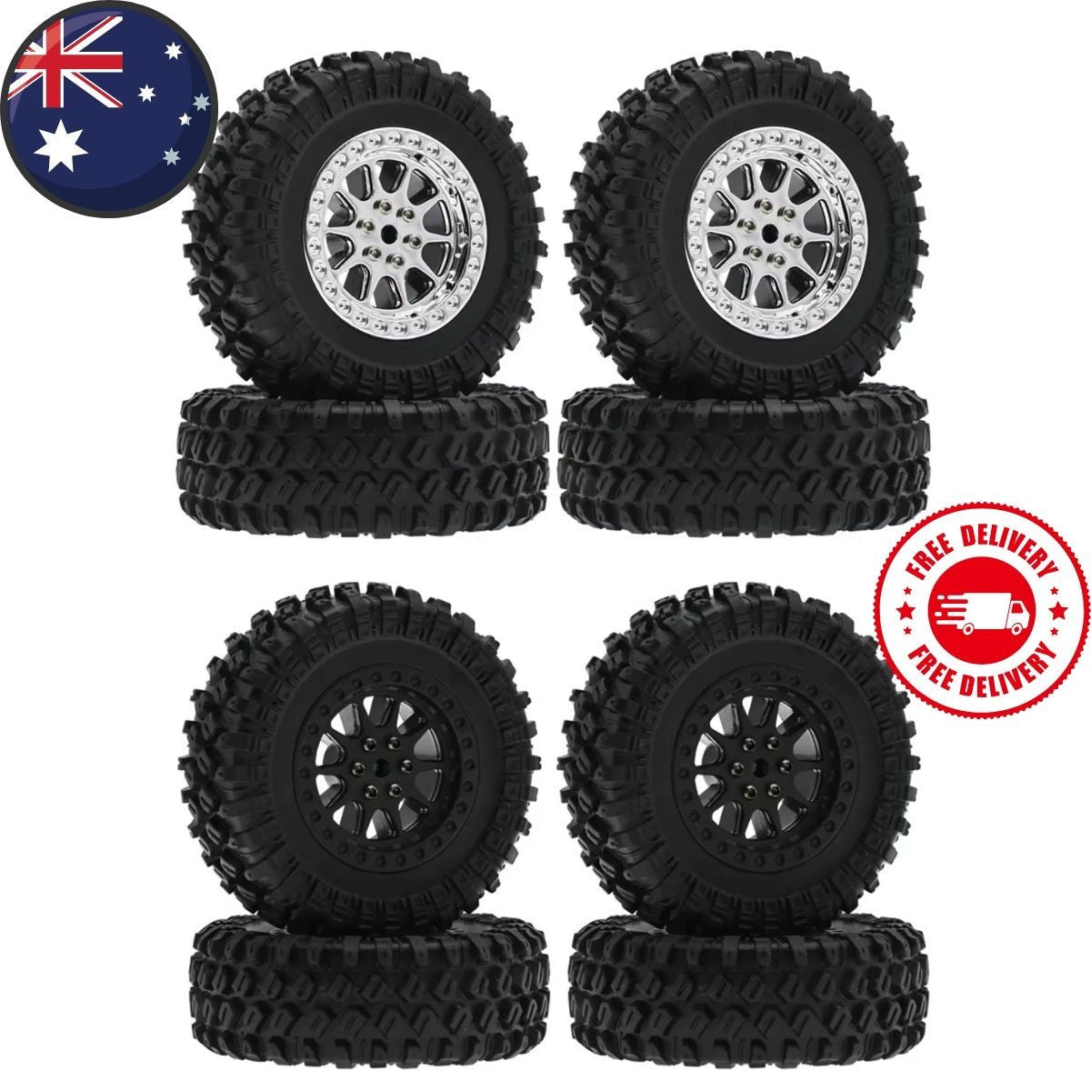 70mm RC Car Tires for MN D90, MN98, MN99S, WPL Models