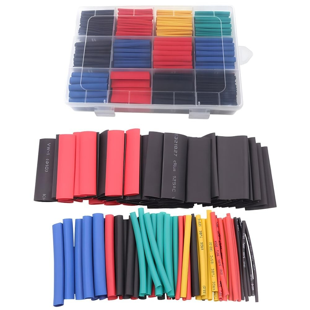 750 Piece 3:1 Heat Shrink Tubing Kit