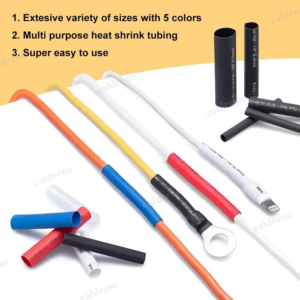 750 Piece 3:1 Heat Shrink Tubing Kit – view 4