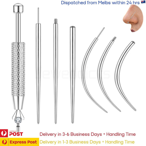 7pc Piercing Insertion Taper Tool Set for Body Jewelry