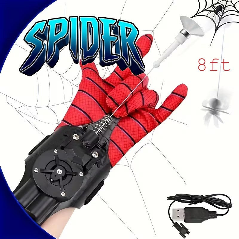 8 FT USB Spider Web Shooter Toy