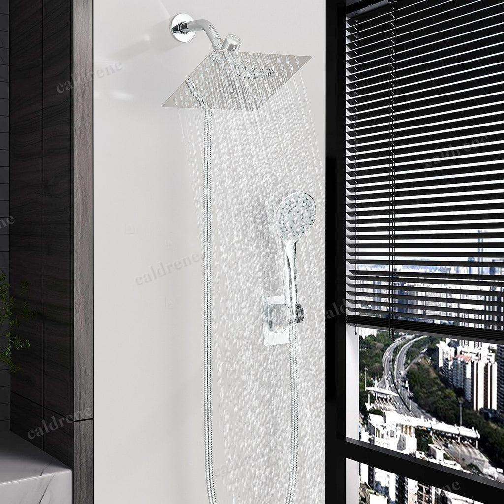 8-Inch Rain Shower Head with Handheld Spray Combo, High Pressure – view 3