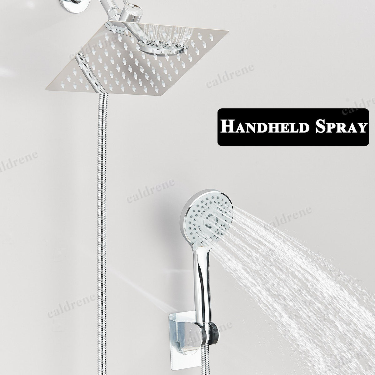 8-Inch Rain Shower Head with Handheld Spray Combo, High Pressure – view 6
