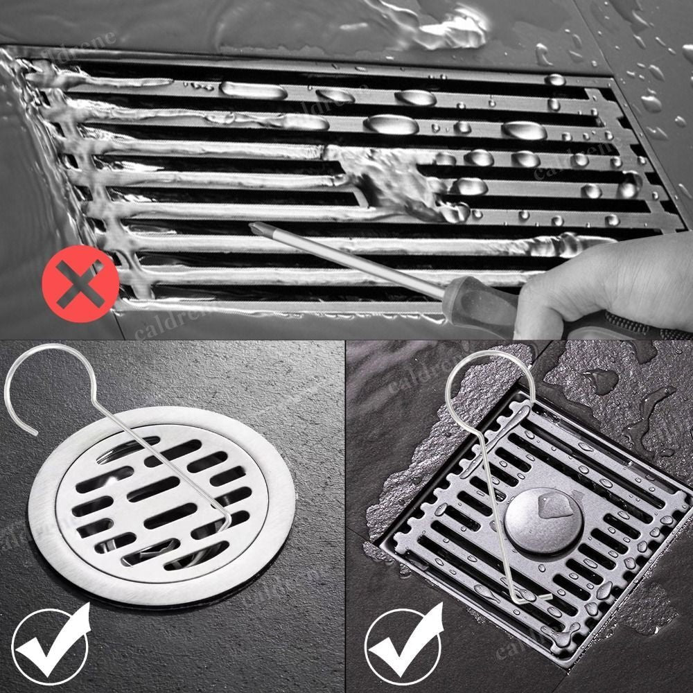 8 Pack Drain Cleaning Hooks for Shower and Sink – view 3