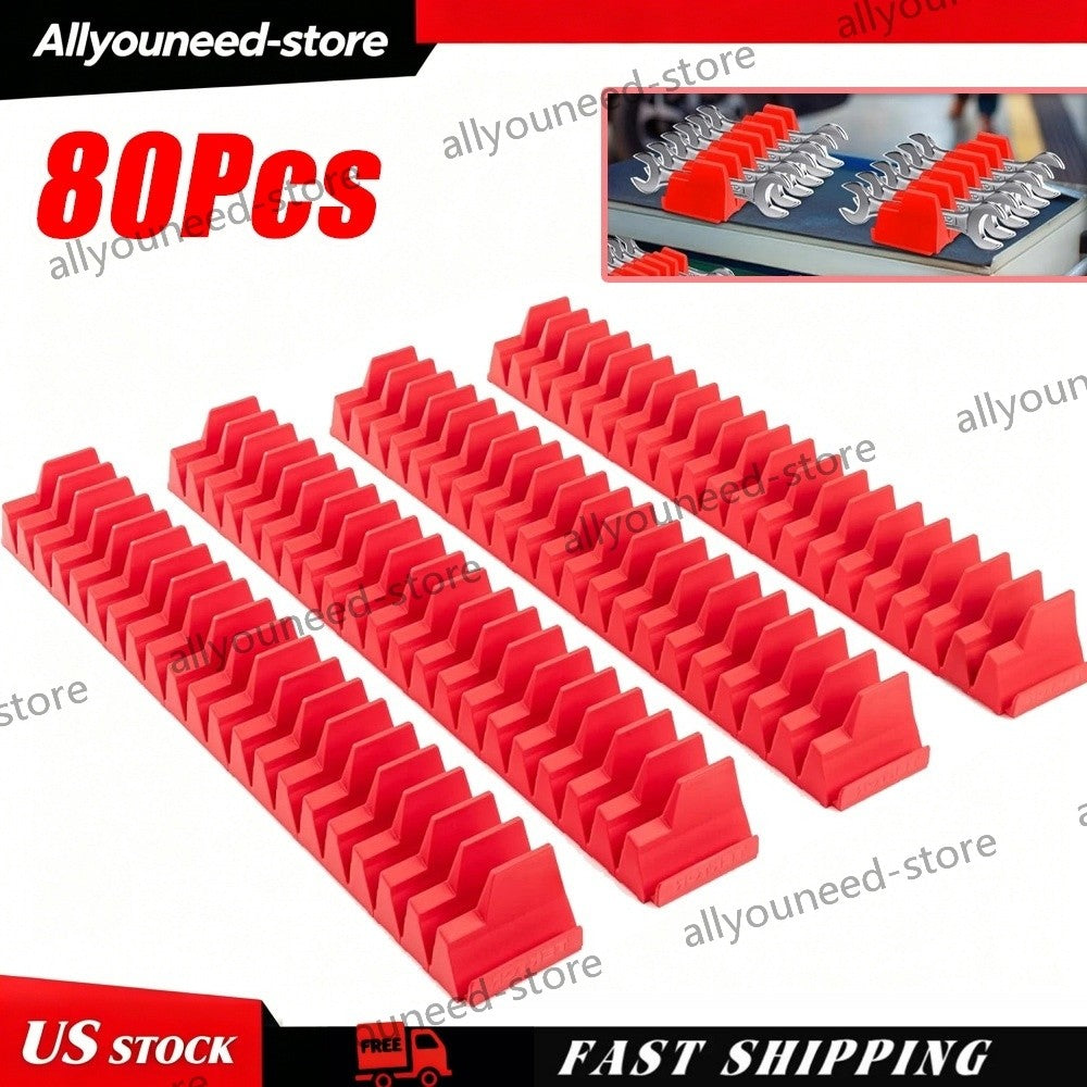 80 Piece Magnetic Modular Wrench Organizer