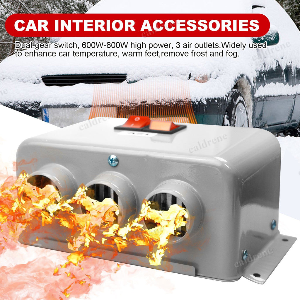 800W Electric Car Heater 12V Defogger Defroster Fan – view 7