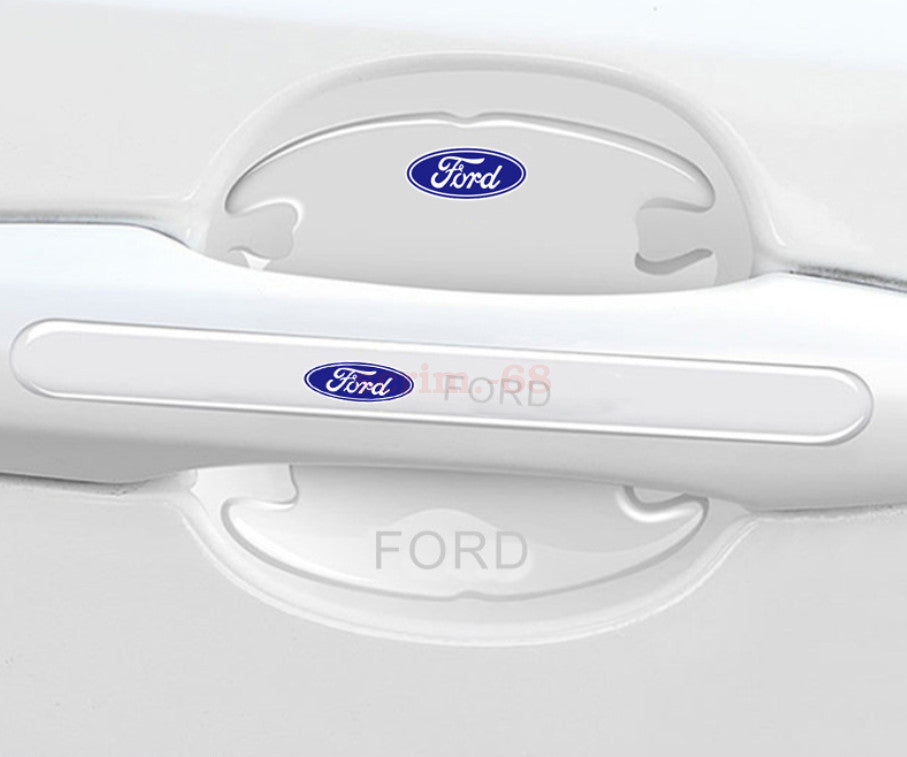 8Pcs Transparent Car Door Handle Bowl Anti-Scratch Cover Guard Protector Sticker