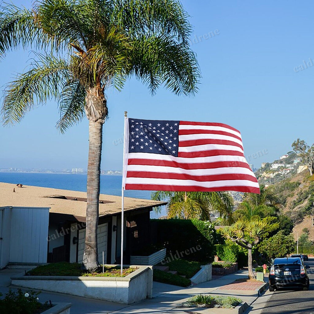 8x12 FT Heavy Duty Embroidered American Flag – view 3