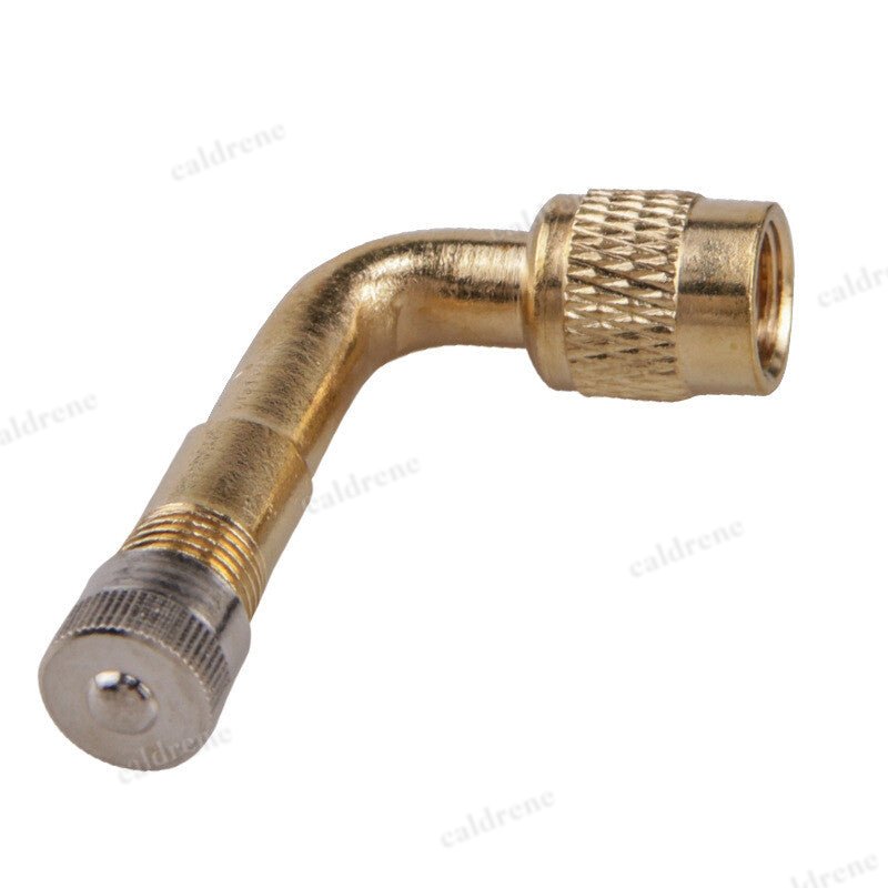 90-Degree Brass Valve Extension Adapters for Tire Inflation – view 8