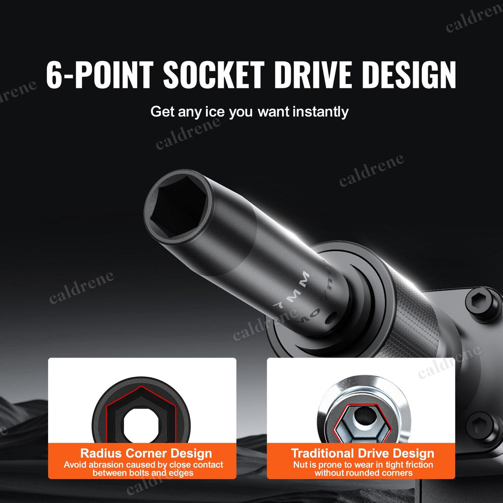 90 Piece 3/8 Drive 6-Point Impact Socket Set with Case – view 4