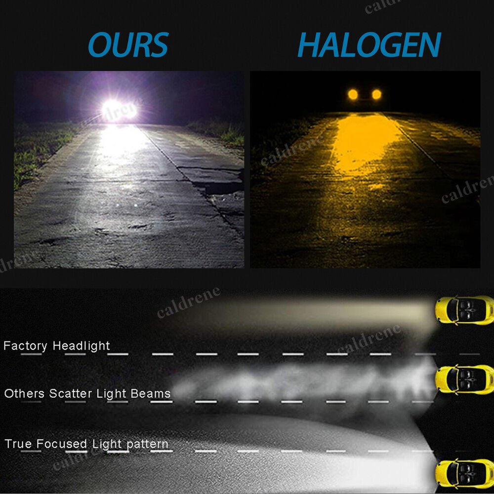 9003 H4 LED Headlight Bulbs High Low Beam Super Bright White, Pair – view 5
