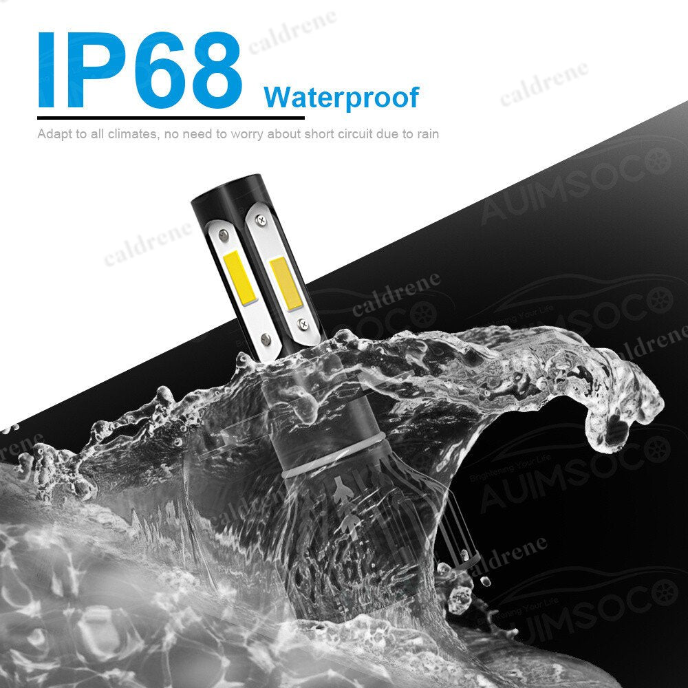 9003 H4 LED Headlight Bulbs Kit High Low Beam Super Bright White – view 6