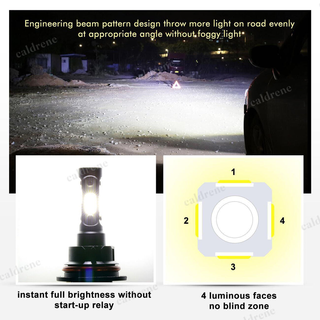 9003 H4 LED Headlight Bulbs Kit High Low Beam Super Bright White – view 7